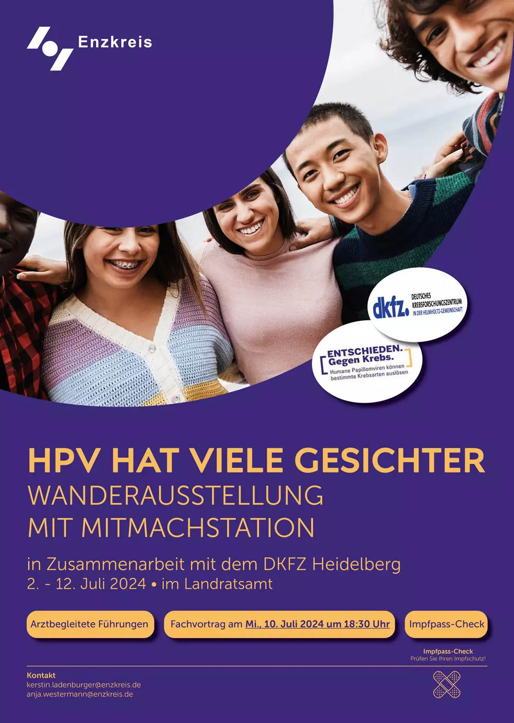 Plakat HPV-Ausstellung